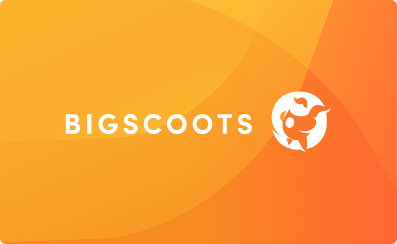 Bigscoots 标识 - 橙色背景